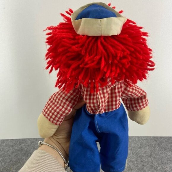 Vintage Raggedy Ann and Andy Plush Toy Dolls 16 inches - Picture 8 of 11